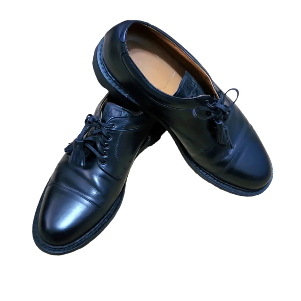 Johnston and Murphy Men's Black Classic Leather Tassel Tie Oxfords Size 10